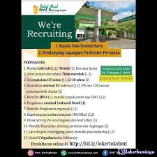 Bupati ngawi luar biasa konsentrasinya buat pertanian. Bmtberingharjoyogyakarta Hashtag Lowongan Kerja Di Loker Bumiayu Id