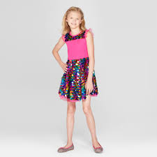 Girls Jojo Siwa Sequin Dress Pink S Bright Pink Dresses Sequin Outfit Pink Dress