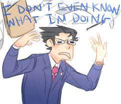 That S Why You Save So You Can Try Every Piece Of Possible Evidence In The Court Record And Try To Object Every Single S Phoenix Wright Ace Professor Layton