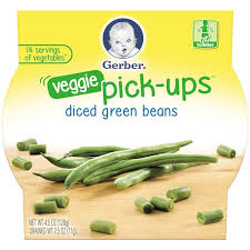 Green beans are the unripe, young fruit of various cultivars of the common bean (phaseolus vulgaris). Gerber Graduates Fruit Vegetable Pick Ups Diced Green Beans 4 5 Oz Instacart