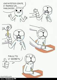 Giuseppe conte è il presidente del consiglio del governo giallorosso: Che Patetico Conte E Proprio Un Pagliaccio Fallu Tu U Decretu Facciabuco Com