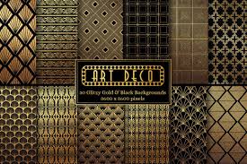 Black And Gold Art Deco Background Pin On Pattern