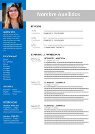 Diseño de curriculum vitae para word. Curriculum Vitae Para Descargar Y Editar Cv Gratis