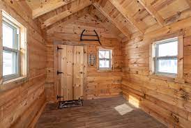 Pre built log cabin, log homes, modular log cabins, fully assembled modular log home, log cabin floor plans are available from blue ridge log cabin builder. Amish Log Cabin