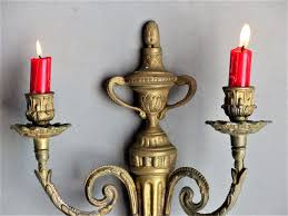 Antique brass wall candle holders. Vintage Brass Wall Mounted Candle Holder French Vintage Brass Wall Candle Holder Brass Candle Sticks Brass Home Decor Housewarming Gift Wall Mounted Candle Holders Wall Candle Holders Brass Candlesticks
