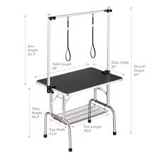Gelinzon Dog Grooming Table Large Heavy Duty W Adjustable Overhead Arm And Clamps For Dogs And Pets Check Out The Image By Visit Dog Grooming Pets Dog Items