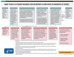 Taking care of your mental health is equally as important as taking care of your physical health. What To Do If A Student Becomes Sick At School Or Reports A New Covid 19 Diagnosis Flowchart Cdc