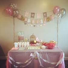 Baby Shower On Budget How To Throw A Baby Shower For Under 80 Baby Shower Table Decorations Simple Baby Shower Decorations Baby Shower Princess