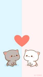 Wallpapers kawaii cute cat couple cartoon. 78 Cute Cat Couple Cartoon Ideas Chibi Cat Cute Cartoon Wallpapers Cute Drawings