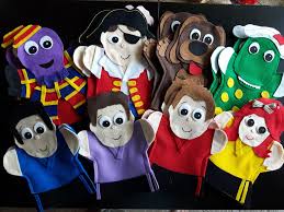 The Wiggles Puppets From Lisa Puppet Maker Felt Puppets The Wiggles Puppets