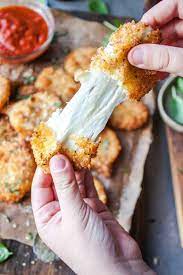 Great recipe for deep fried chicken patties stuffed with mozzarella and cheddar. Fried Mozzarella Cheese Appetizer Crazy Delicious Craft Beering