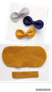 Felt Bows Fiyonklar Kurdele Isi Kendin Yap Sac Bandi