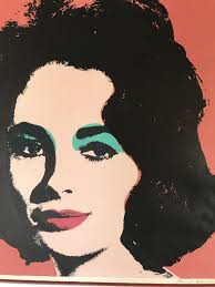 Andy Warhol's Liz Taylor Behind Museum Glass
