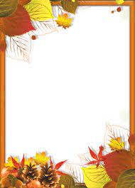 Transparent Fall Png Frame With Leaves Fall Arts And Crafts Fall Frames Fall Borders