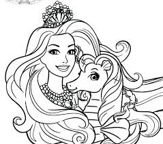 Gambar barbie putri duyung dan kuda laut kecil. Drawing Barbie For Kids Novocom Top