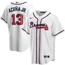 Buy and sell authentic topps and other limited edition collectibles on stockx, including the ronald acuna jr. Ronald Acuna Jr Atlanta Braves Nike Home Replica Player Name Jersey White