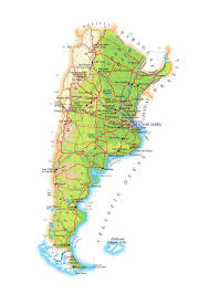 Discover the beauty hidden in the maps. Large Elevation Map Of Argentina With Roads Cities And Airports Argentina South America Mapsland Maps Of The World