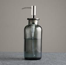 Black And White Check Soap Dispenser Pharmacy Soap Dispenser Smoke Glass Soap Dispenser Glass Dispenser Soap Dispenser