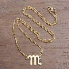 Bring out the magic in your star sign with our intricate natural gold zodiac necklaces. 18k Gold Plated Sterling Silver Scorpio Pendant Necklace Golden Scorpio Novica