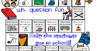 Wh Question School Board Game Pdf Speech Activities Speech And Language School Board