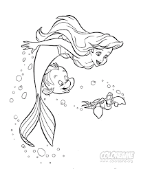 Princesa Ariel Para Colorear