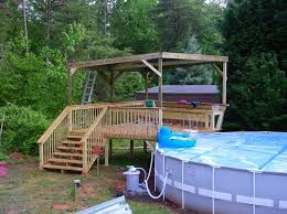Intex Metal Frame Pools With Pump 18 X 48 Pool Decks In Ground Pools Pool Shed