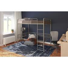 Maximizes the space of any room. Dhp Loft Bed Full Full 72 5 In X 78 In X 56 5 In Silver 5472096 Rona