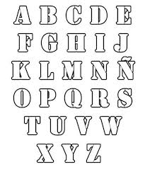 Letras Bonitas Para Colorear