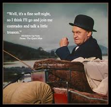 From The Quiet Man One Of My Favorite Movies Yes I Too Love This Movie It S The Best Of My Top 10 Movies Of The Quiet Man Irish Funny The