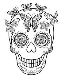 Day Of The Dead Coloring Book Coloring Is Fun Skull Coloring Pages Coloring Pages Coloring Books
