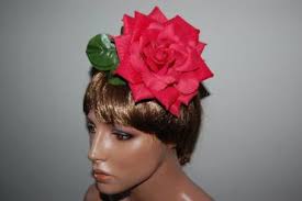 Flor abanico rojo coral