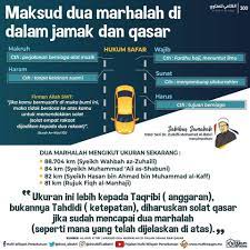 Juga dikira mengikut standard perjalanan dari mekah ke thaif (83km) atau mekah ke jeddah atau usfan ke makkah (yg lebih jauh sekitar 120 km) Maksud 2 Yayasan Dakwah Islamiah Malaysia Yadim Facebook