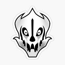 Gaster blaster gaster sans | tumblr. Gaster Blasters Stickers Redbubble