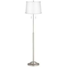But if the entire chain snapped off at the base of the pull you'll need. Abba Satin Silver White Twin Pull Chain Floor Lamp 5x663 Y5668 Lamps Plus Floor Lamp Lamp Lamps Plus