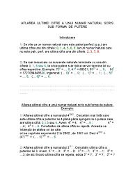 Se dau trei numere a,b,c, de câte două cifre, nenule, fiecare. Aflarea Ultimei Cifre