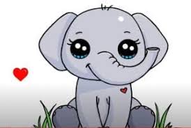 You can make the drawings with regular art supplies like pencils, crayons, markers. How To Draw An Elephant Cute And Easy Easy Animals To Draw