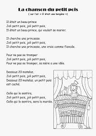 Ma Petite Maternelle Comptine 29 La Chanson Du Petit Pois Comptines Princesse Au Petit Pois Chanson