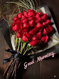 Good Morning Greetings Flowers Bouquet Rose Beautiful Valentine