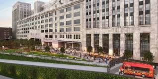 Developer Takes Wraps Off Of Old Chicago Main Post Office Concept Curbed Chicagocloc Chicago Architecture Multifamily Property Management Historic Structures
