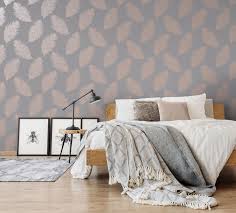 Your destination for thousands of wallpaper and fabric designs since 1969! Fawning Feather Grey Rose Gold Holden Decor