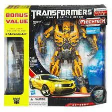 Transformers and all related characters are trademarks of hasbro. Transformers Dark Of The Moon Bumblebee Figure With Deluxe Class Starscream Vehicle Walmart Com Walmart Com