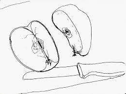 Apfel Und Messer Zeichnen Mit Martina Wald