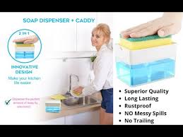Best quality kitchen soap dispenser. Kitchen Soap Dispenser Best Albayrak Sponge Holder Us Design Patent Store By Khuzaima Youtube