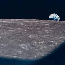 197: Earthrise: the majestic Earth emerging above the bleak lunar horizon,  Frank Borman [Apollo 8], 21-27 December 1968 < One Giant Leap for Mankind:  Vintage Photographs from the Victor Martin-Malburet Collection, 28