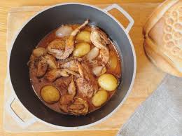 Codornices estofadas con chalotas - El lunes cierro el pico.