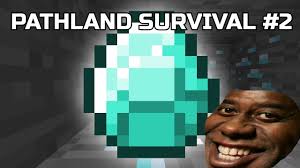 I FOUND DIAMONDS! Pathland Survival #2