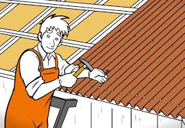 Dach Decken Mit Wellplatten In 7 Schritten Obi Dachkonstruktion Gartenhaus Dach Dachbau
