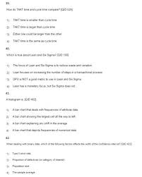 Solved 39 How Do Takt Time And Cycle Time Compare Qid 5