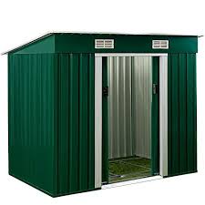 Abri De Jardin En Metal Aluminium Exterieur De Jardin Maison Choix De Couleur Installations De Ventilation A Rooftop Area A Abri De Jardin Toit En Metal Abri