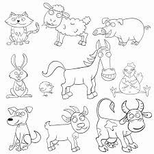 Learn about endangered animals and their babies or prepare for a farm field trip with free animal coloring pages. Farm Animals Coloring Page Best Of Coloring Book With Farm Animals Stock Vector Animals B Farm Animal Coloring Pages Farm Coloring Pages Coloring Pages